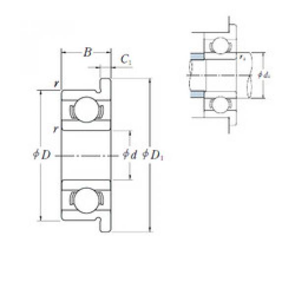 المحامل F624 NSK #1 image