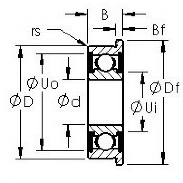 المحامل F695H-2RS AST #1 image