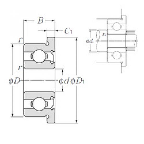 المحامل FLW684AX50Z NTN #1 image