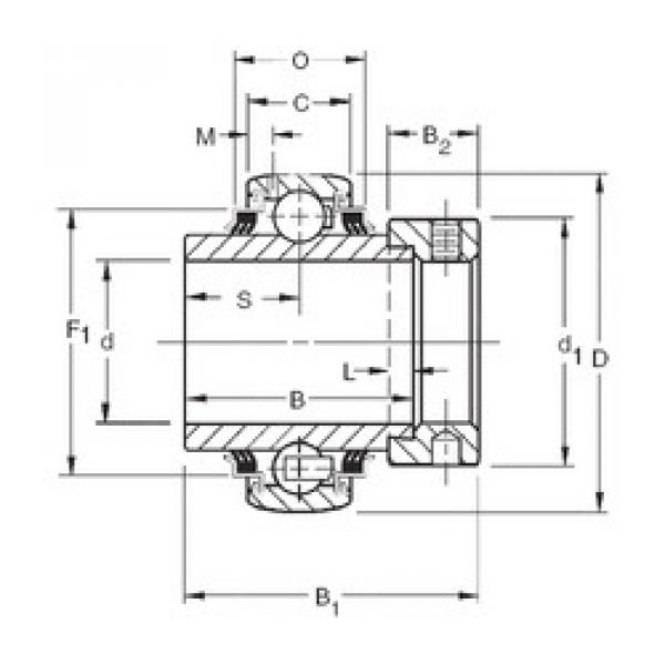 المحامل G1100KPPB3 Timken #1 image