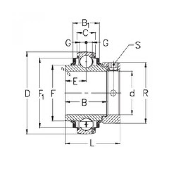 المحامل GE70-KRRB NKE #1 image