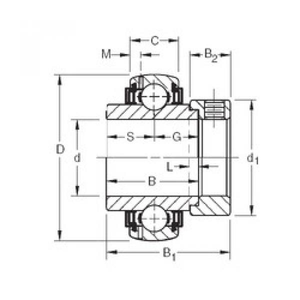 المحامل GN203KLLB Timken #1 image