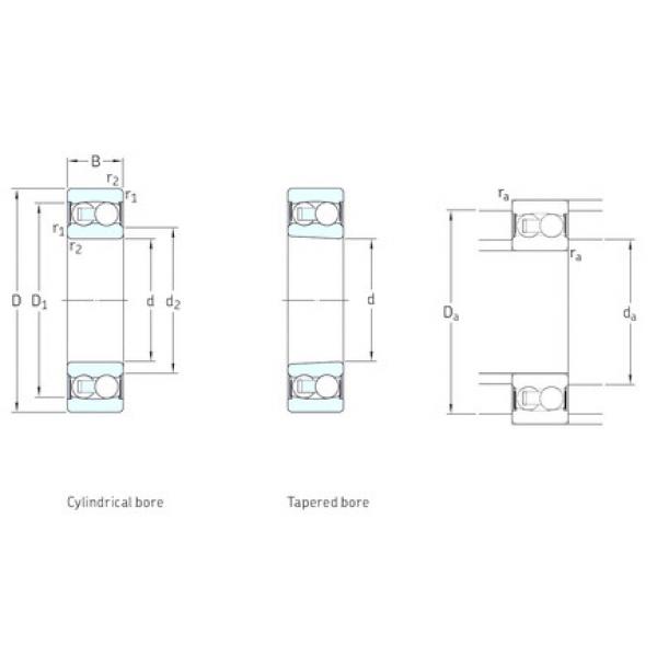 2206E-2RS1TN9 SKF تحمل #1 image