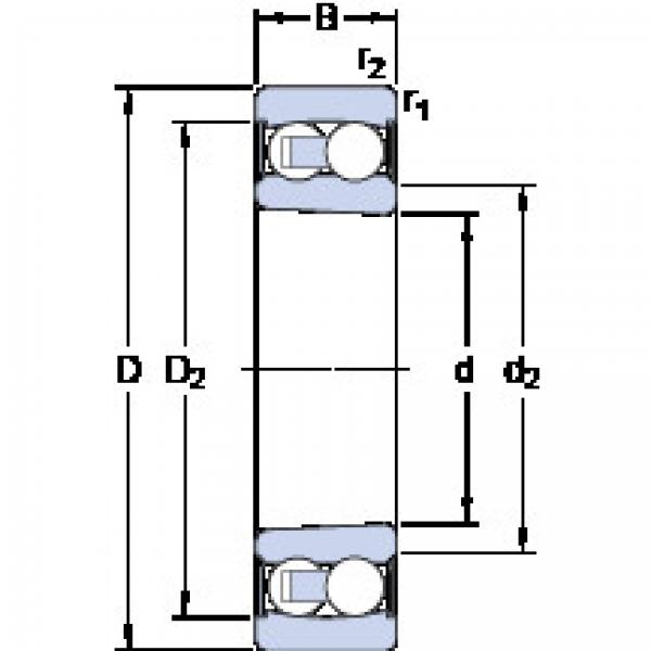 2211 E-2RS1KTN9 SKF تحمل #1 image