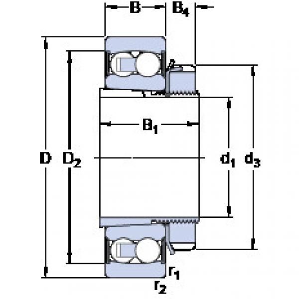 2305 E-2RS1KTN9 + H 2305 SKF تحمل #1 image