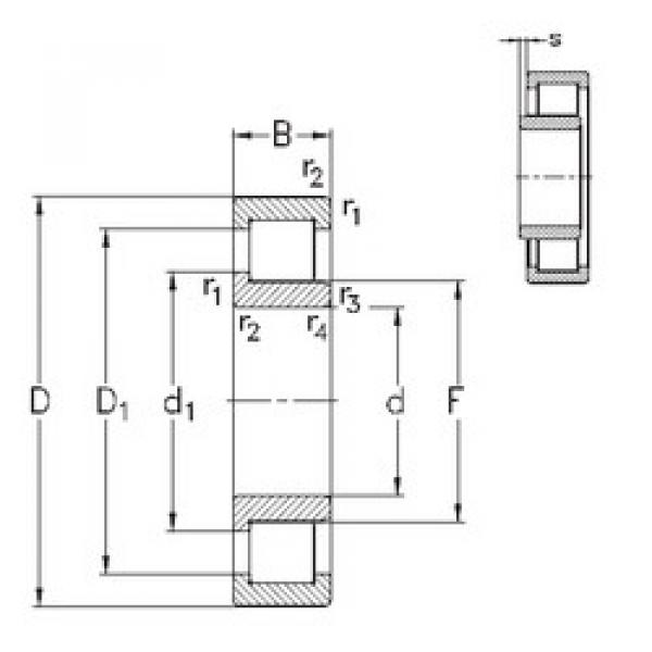 المحامل NJ2240-E-M6 NKE #1 image