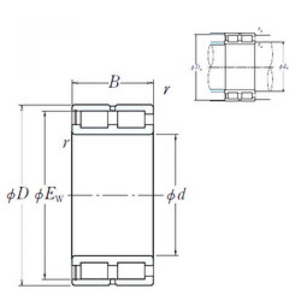 المحامل NNCF5030V NSK #1 image