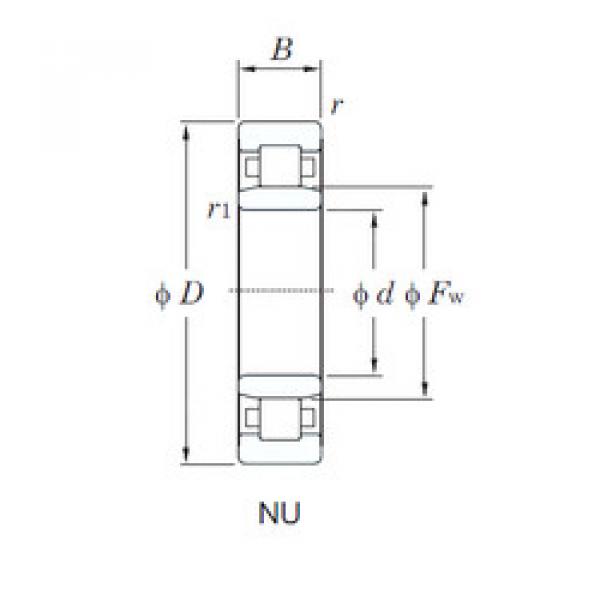 المحامل NU2208 KOYO #1 image