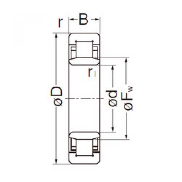 المحامل NU312EG NACHI #1 image