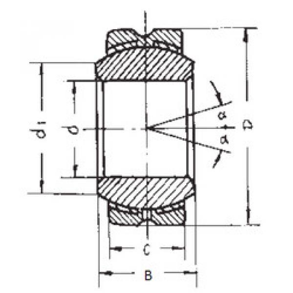 المحامل GEBK8S FBJ #1 image