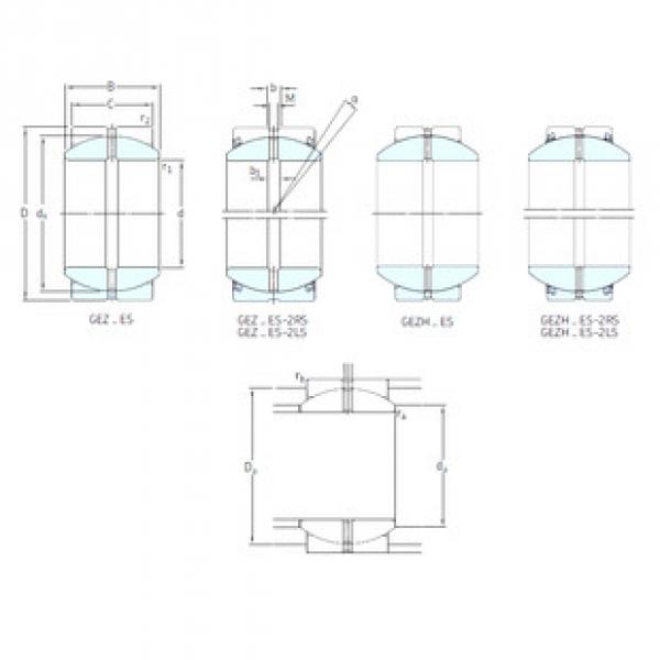 المحامل GEZ200ES-2LS SKF #1 image